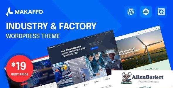 107505  Makaffo v1.0.1 - Industry & Factory WordPress Theme 