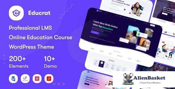 109226  Educrat v1.0.17 - Online Course Education WordPress Theme 