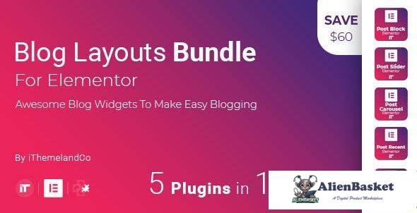 107653  Blog Layouts Bundle For Elementor v1.7.0 