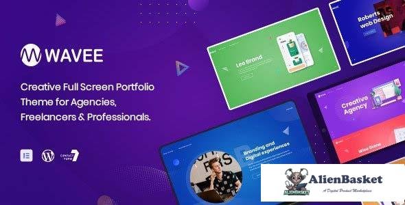 109242  Wavee v1.3.4 - Creative Portfolio WordPress Theme 