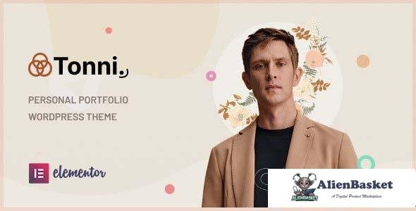 107694  Tonni v1.0.0 - Personal Portfolio WordPress Theme 