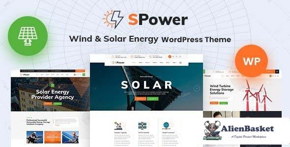 107696  SPower v1.0 - Wind & Solar Energy WordPress Theme 