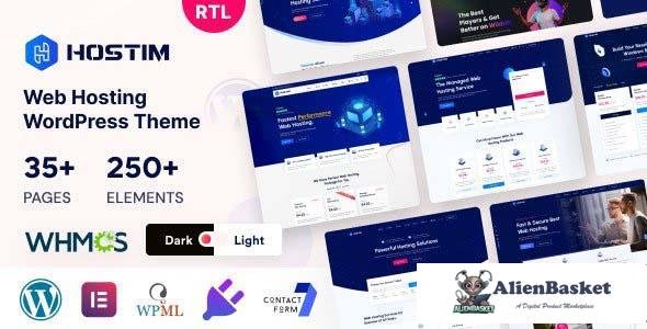 107743  Hostim v2.8.0 - Web Hosting WordPress Theme with WHMCS 