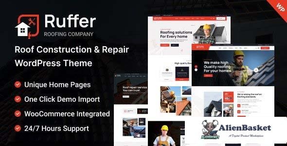 107811  Ruffer v1.0 - Roof Construction & Repair WordPress Theme 