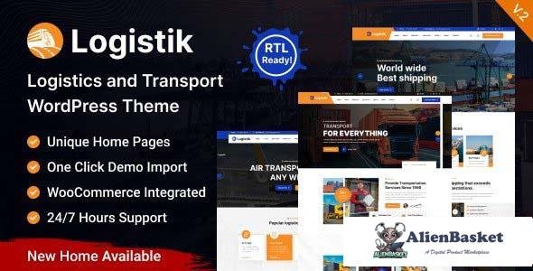 107814  Logistik v1.0.0 – Transport & Logistics WordPress Theme 