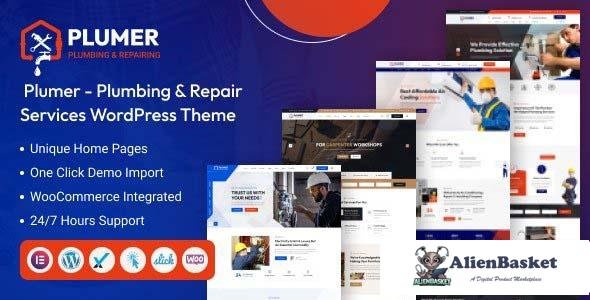 107828  Plumer v1.0.0 - Plumbing & Repair Services WordPress Theme 