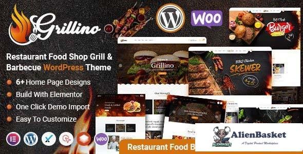 107864  Grillino v1.4 - Grill & Restaurant Shop WordPress Theme 