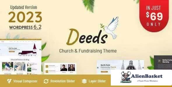 107891  Deeds v9.3 - Best Responsive Nonprofit Church WordPress Theme 