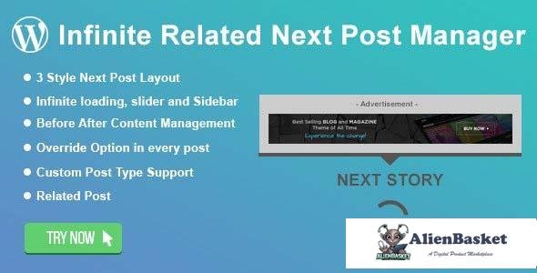 107951  WordPress Infinite Related Next Post Manager v1.3 