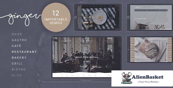 107965  Ginger v1.3.7 - Restaurant WordPress Theme 