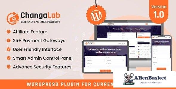107969  ChangaLab v1.0 - Currency Exchange WordPress Plugin 