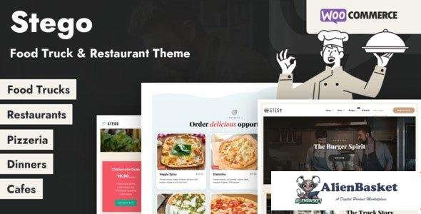 107970  Stego v1.1.0 - Food Truck & Restaurant Theme 