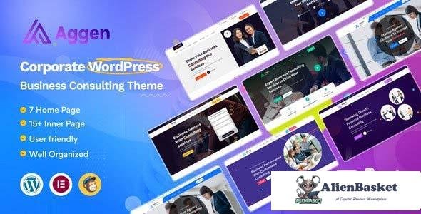 107988  Aggen v2.1.0 - Business Consulting Theme 