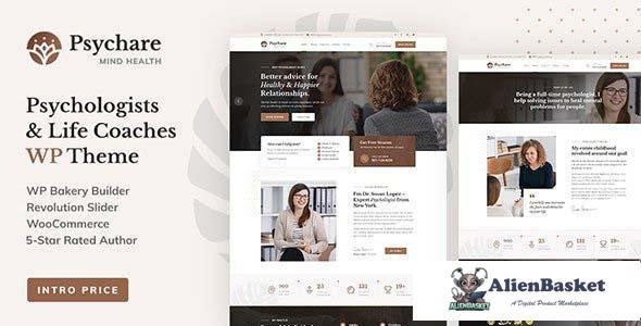 108000  Psychare v1.2.2 - WordPress Theme for Psychologists & Life Coaches 