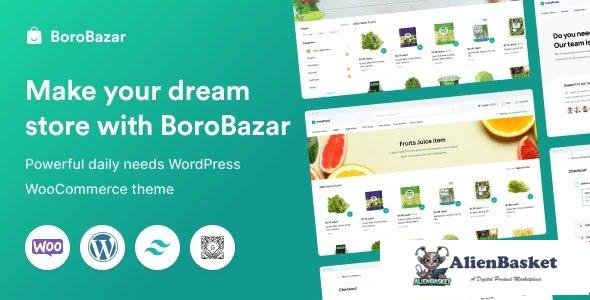 112269  BoroBazar v2.0.0 - Grocery Store WooCommerce WordPress theme 