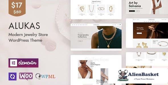 108071  Alukas v1.2.0 - Modern Jewelry Store WordPress Theme 