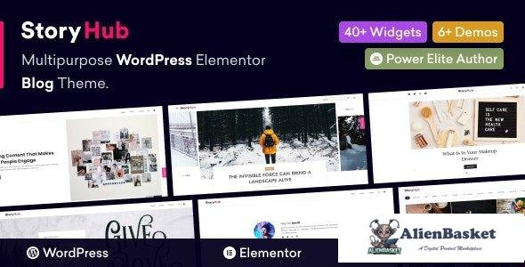 108083  StoryHub v1.0.2 - Multipurpose WordPress Elementor Blog Theme 