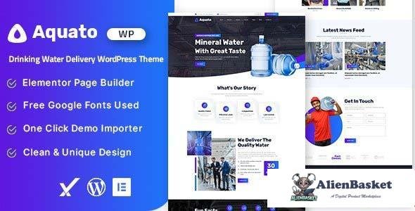 108128  Aquato v1.0.0 – Drinking Water Delivery WordPress Theme 