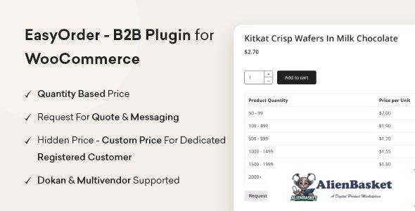 108133  EasyOrder v1.0.2 - B2B Plugin for WooCommerce 