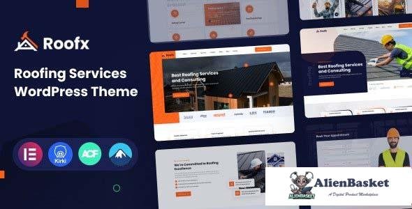 108172  Roofx v1.0 - Roofing Services WordPress Theme 
