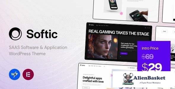 110983  Softic v1.2.1 - SAAS Software & Application WordPress Theme 