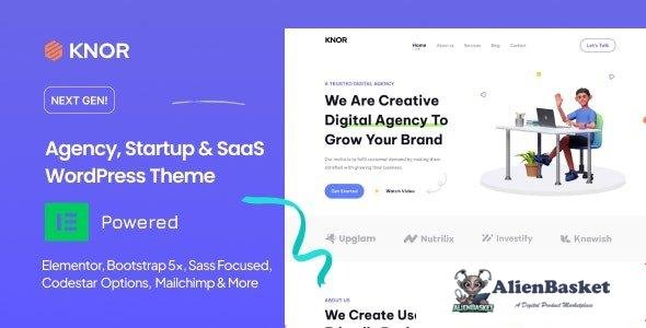 108185  Knor - Digital Agency WordPress Theme - 3 August 2023 
