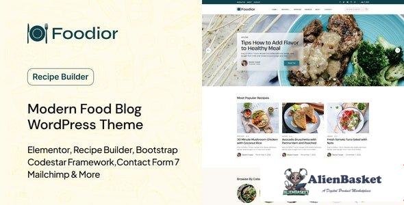 108186  Foodior - Personal Food Blog WordPress Theme - 3 August 2023 