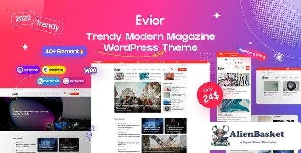 108188  Evior v2.0 - Modern Magazine WordPress Theme 