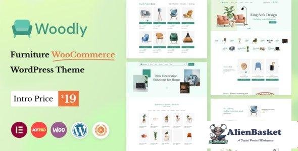 108356  Woodly v1.0 - Animated Furniture WooCommerce Theme 