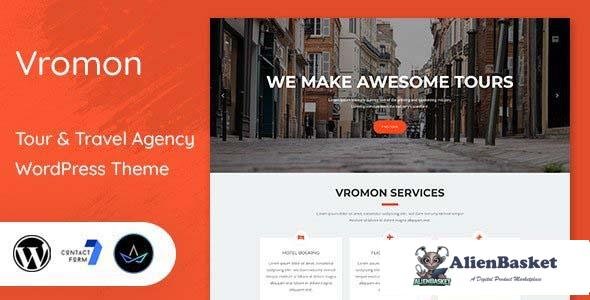 108404  Vromon v1.9 - Tour & Travel Agency WordPress Theme 