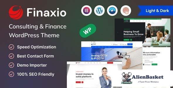 108407  Finaxio v1.0.1 - Consulting & Finance WordPress Theme 