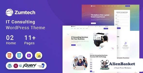 108414  Zumtech v1.0.2 - IT Solutions & Technology WordPress Theme 