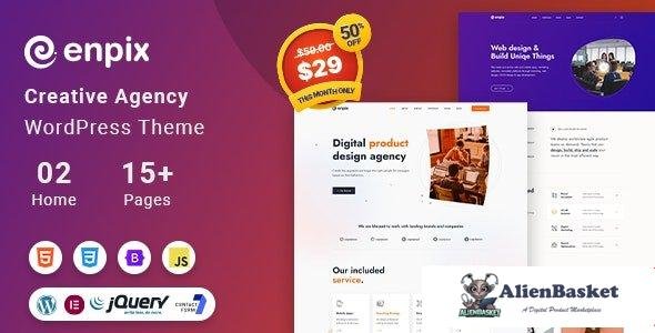 108432  Enpix v1.0.1 - Digital Agency Creative Portfolio Theme 