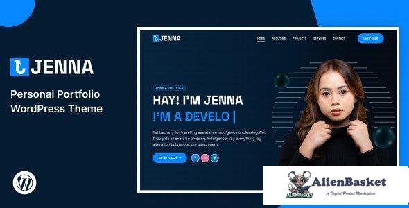 108453  Jenna v1.0 – Personal Portfolio WordPress Theme 