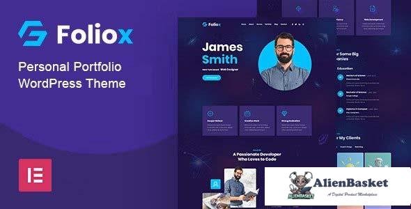 108454  Foliox v1.0 - Personal Portfolio WordPress Theme 