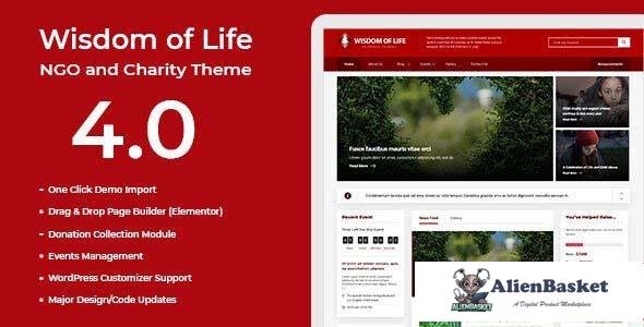 108486  Wisdom Of Life v4.0 - NGO and Charity Theme 