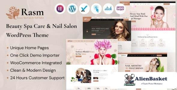 108514  Rasm v1.0.0 – Beauty Spa Care & Nail Salon WordPress Theme 