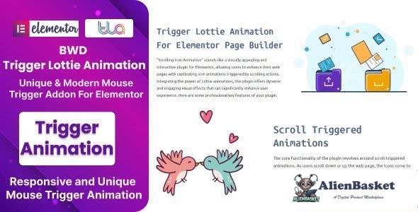 108557  BWD Trigger Lottie Animation Addon For Elementor v1.0 