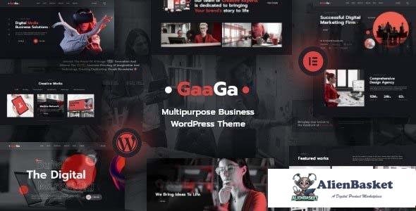 109680  Gaaga v1.0.8 - Creative Agency Theme 