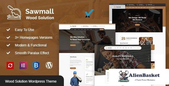 108621  Sawmall v1.3 - Carpenter and Craftman WordPress Theme 