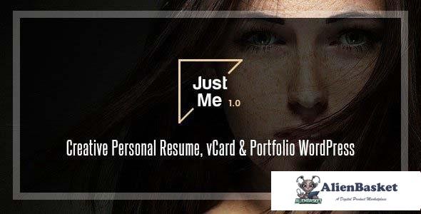 108627  Just Me v1.0 - Creative Portfolio WordPress Theme 