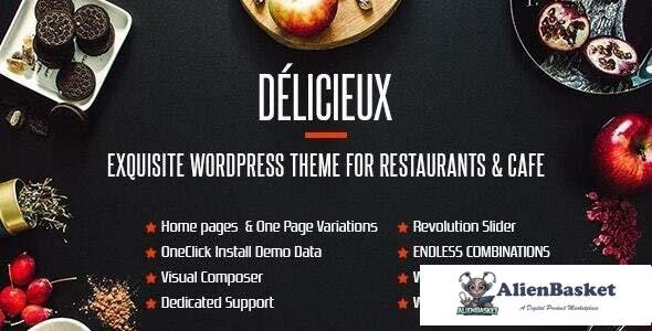 108628  Delicieux v1.0 - Creative Restaurant WordPress Theme 