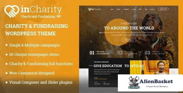 108698  InCharity v2.2.3 - Fundraising, Non-profit organization WordPress Theme 