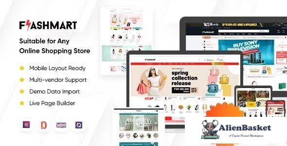 108700  FlashMart v2.0.15 - Multipurpose Elementor WooCommerce WordPress Theme 