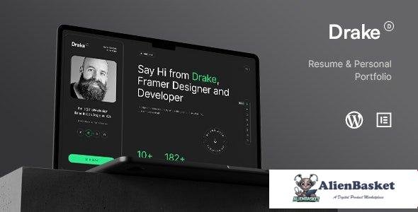 110671  Drake v4.3.1 - Personal Portfolio Resume Theme 