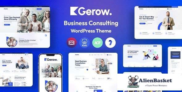 108712  Gerow v1.0 - Business Consulting WordPress Theme 