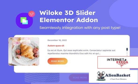 108840  Wiloke Posts Slider for Elementor v1.0.0 