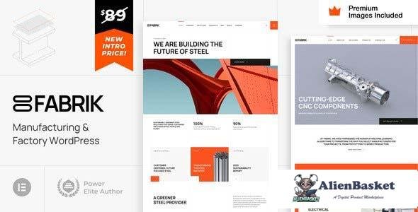 108889  Fabrik v1.0 - Manufacturing & Factory WordPress 