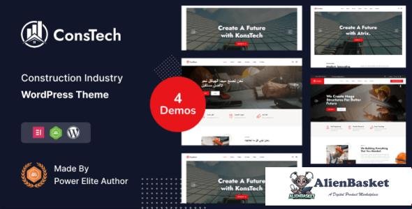 108903  Constech v1.0 - Construction WordPress Theme 