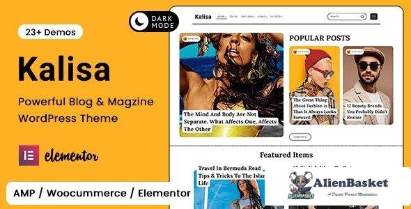 113109  Kalisa v1.8 - Blog & Magazine WordPress Theme 